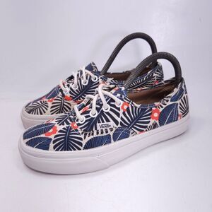 Vans Off the Wall Lace Up Athletic Shoe Womens Size 6.5 Mens 5 721278 Blue White